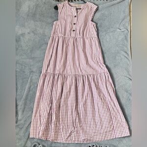 NWOT Everlane Purple Gingham Dress